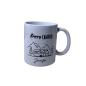 Preview: Keramiktasse Happy Camper personalisiert Kaffeebecher Teetasse Kaffeetasse - Artikel Nr. 1100083